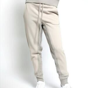 Twenty Montreal Felt Connect Sweatpants Small Beige Cotton Joggers
